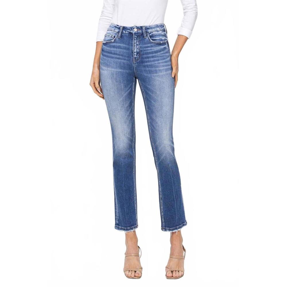 Flying Monkey Women’s Straight Leg Jeans in Medium Blue Wash Size 28